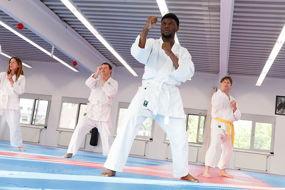 Karate Training Erwachsene Anfänger Unterstufe
