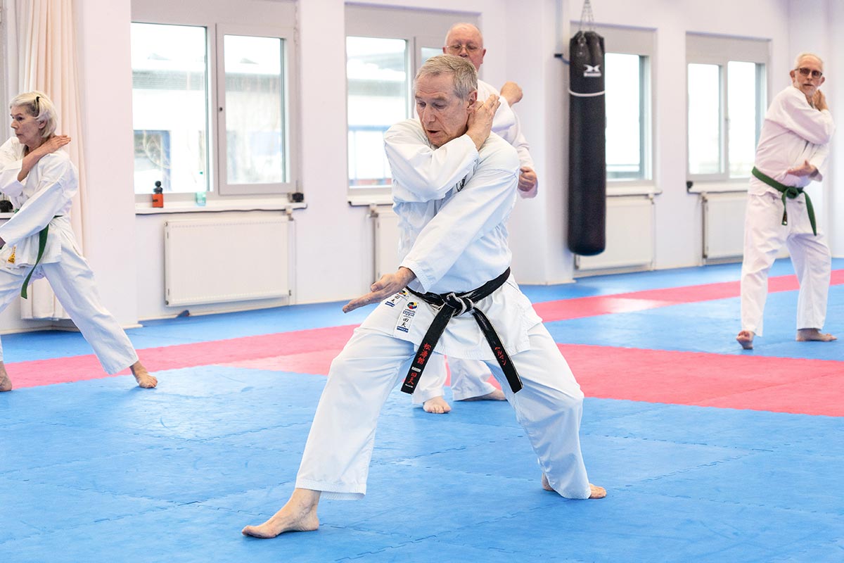 Karate Kampfsport Kampfkunst Senioren