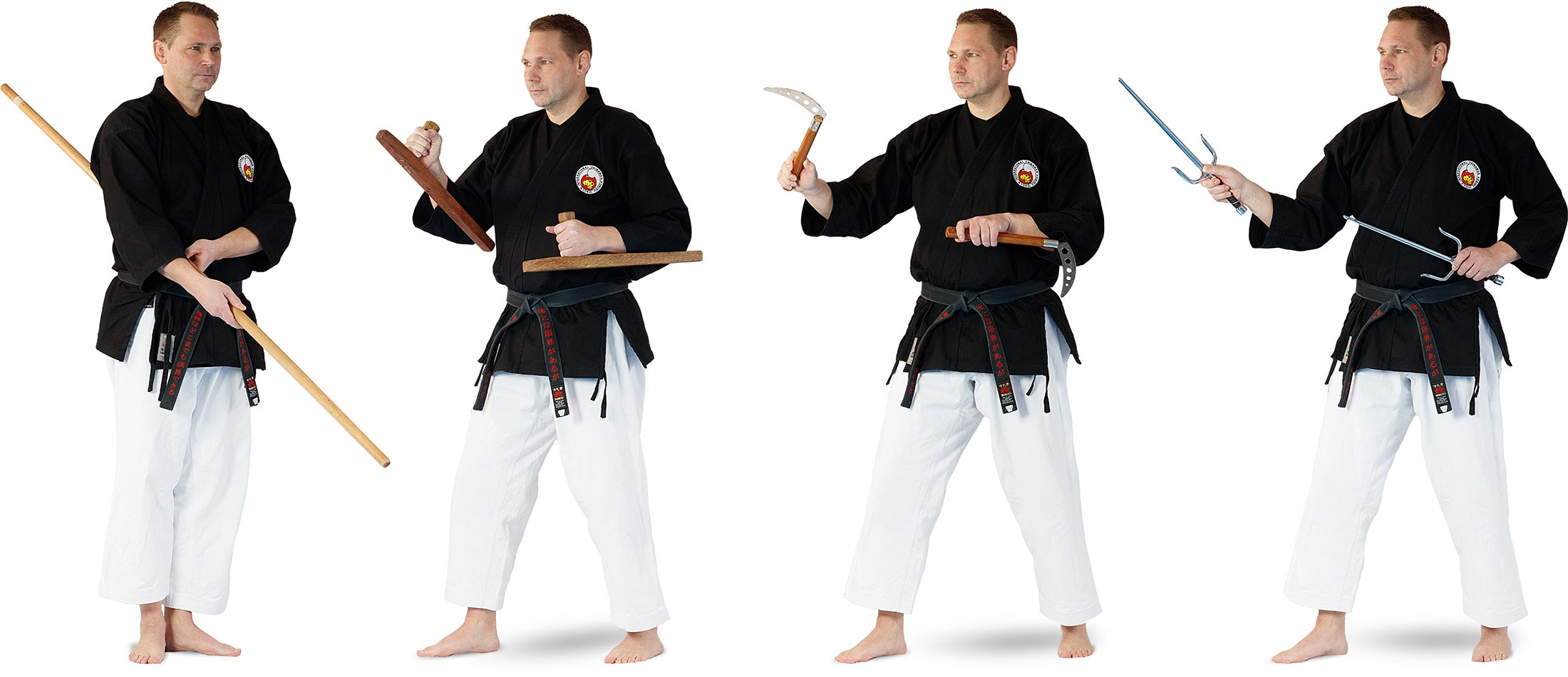 Kobudo Waffen Okinawa Bo Tonfa Kama Sai