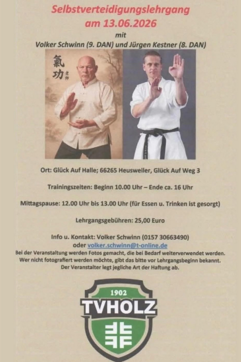 Karate Dojo Bad Salzuflen zu Gast bei TV Holz